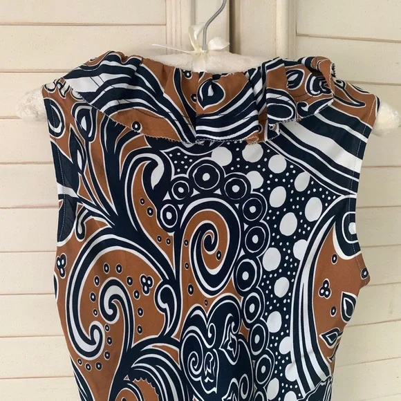 Tory Burch silk sleeveless blouse size 8 - Picture 3 of 5